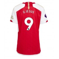 Arsenal Gabriel Jesus #9 Domáci Ženy futbalový dres 2023-24 Krátky Rukáv